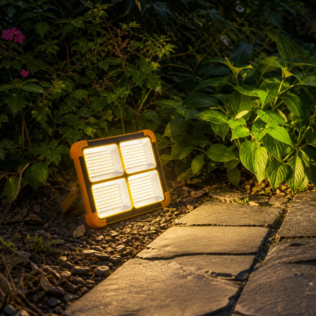 Foco Solar Portátil LED + Envío Gratis + Polvo Desengrasante Cocina de REGALO