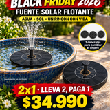 Fuente Solar Flotante 2x1 por $34.990 · Envío gratis y pago al recibir