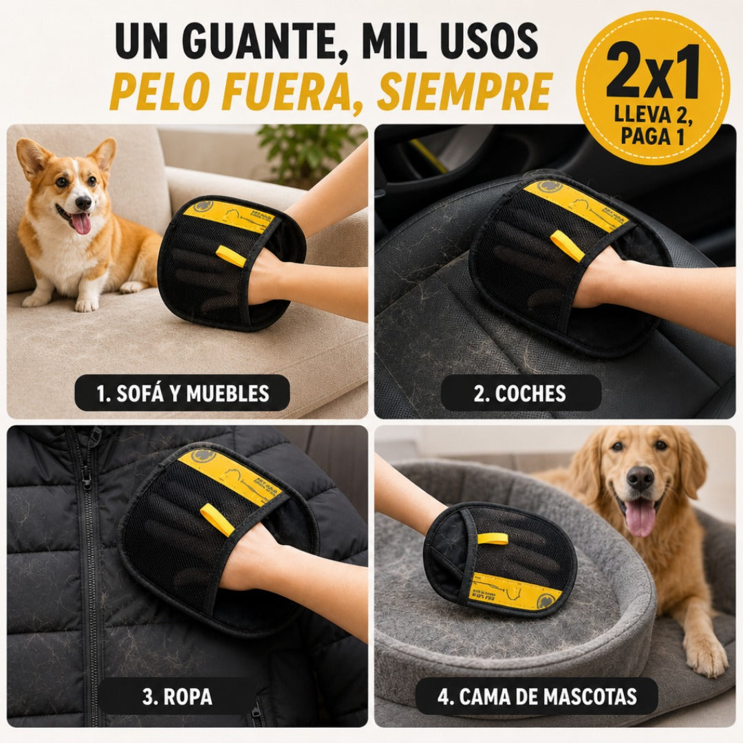 Guante Quita Pelos Viral de Mascotas