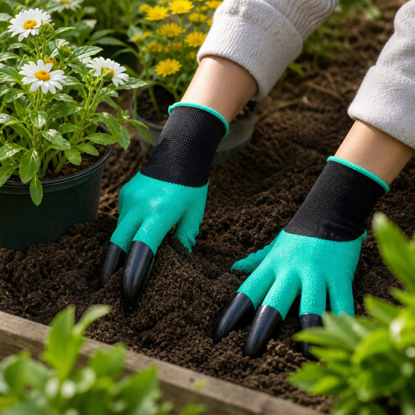 Guantes de Jardín con Garras Integradas
