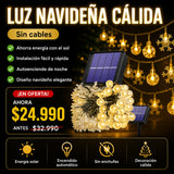 Guirnalda Solar con Luces Cálidas