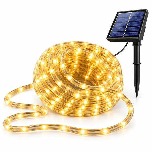 Guirnalda Solar LED 20m Luz Cálida