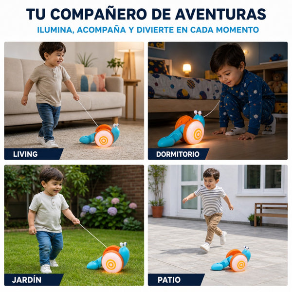 Juguete Interactivo Caracol LED