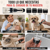 Kit Cortapelos Inalámbrico para Mascotas