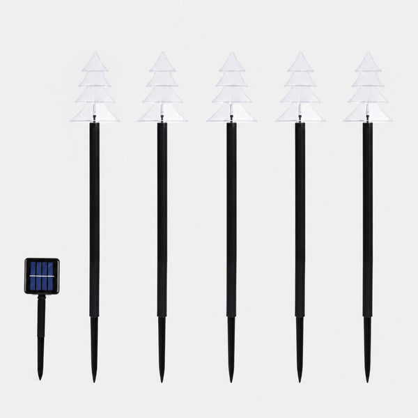 Kit de 5 Pinitos Solares Navideños
