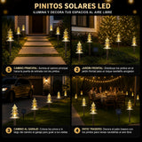 Kit de 5 Pinitos Solares Navideños