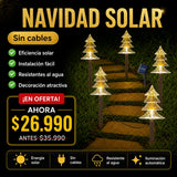 Kit de 5 Pinitos Solares Navideños