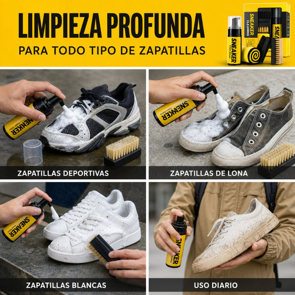 Kit Limpieza Zapatillas Espuma