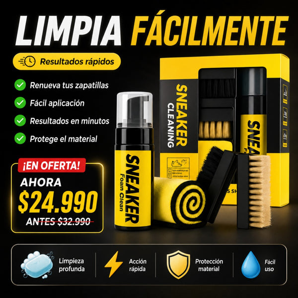 Kit Limpieza Zapatillas Espuma