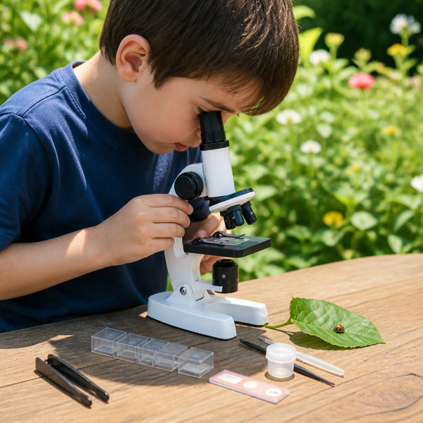 Kit Microscopio Para Niños Curiosos
