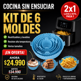 Kit 6 moldes freidora hero v2