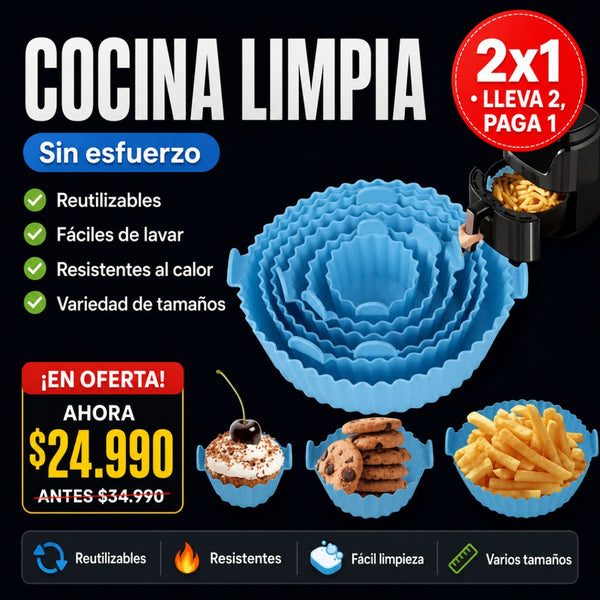 Kit Moldes Silicona para Freidor x12