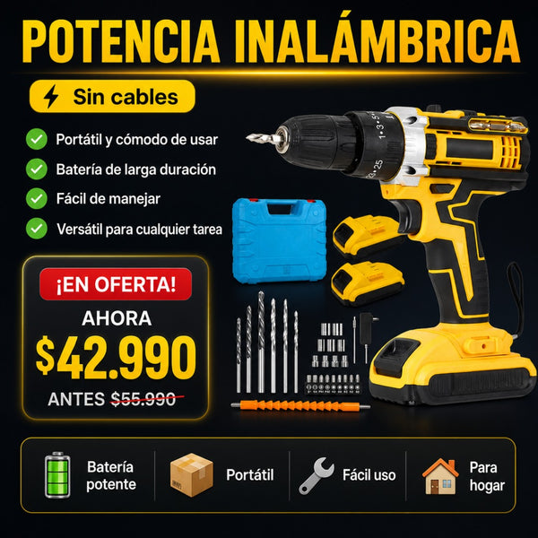Kit Taladro Inalámbrico 28V