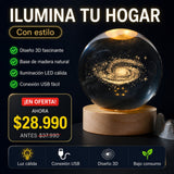Lámpara Bola Cristal Galaxia LED