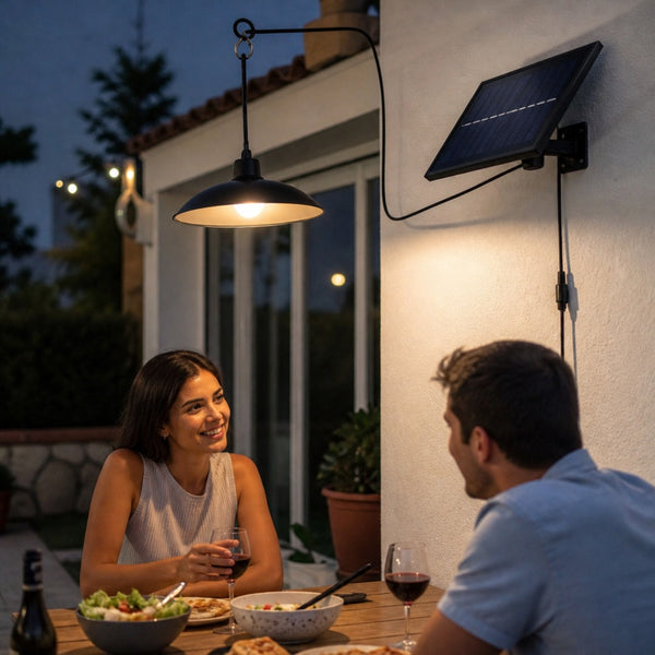 Lámpara Colgante Solar con Control