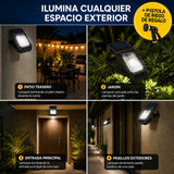 Lámpara solar con clip + Envío Gratis + Pistola de riego de REGALO