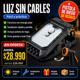 Lámpara solar con clip + Envío Gratis + Pistola de riego de REGALO