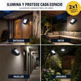 Lámpara Solar con Sensor y Clip
