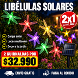 Libélulas solares multicolor: 2 guirnaldas por $32.990, envío gratis y pago al recibir