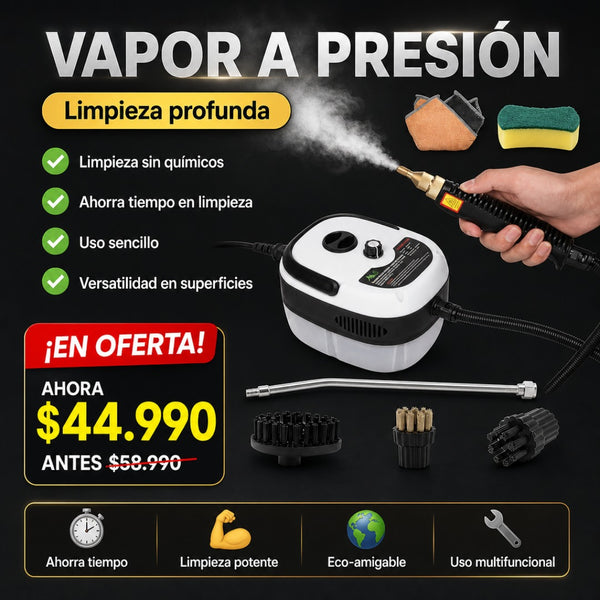 Limpiador De Vapor A Presión PRO