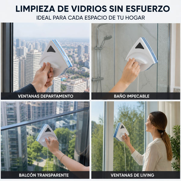 Limpiador Ventana Magnético Doble Cara