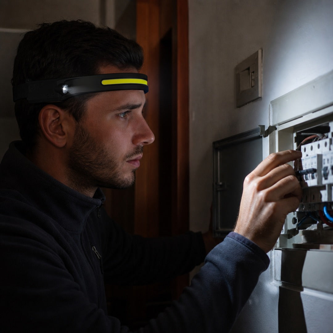 Linterna LED Cintillo Recargable