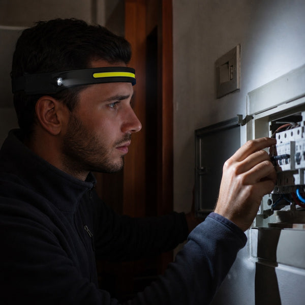 Linterna LED Cintillo Recargable