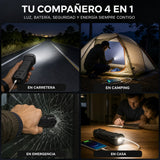 Linterna Multifuncional 4 en 1 Recargable