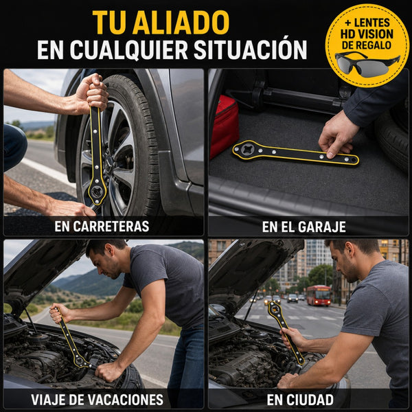 Llave Trinquete Emergencia + Envío Gratis + Lentes HD Vision de REGALO