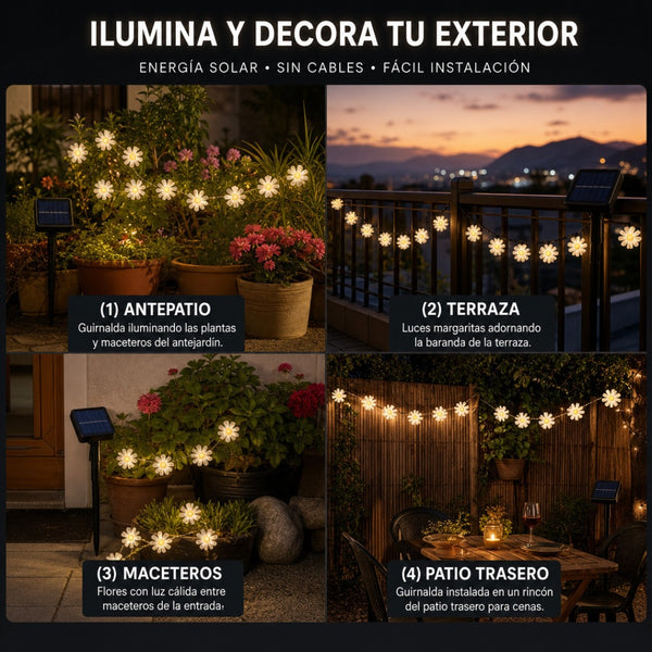 Luces Solares LED para Jardín