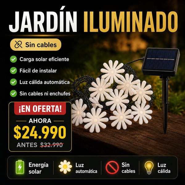 Luces Solares LED para Jardín