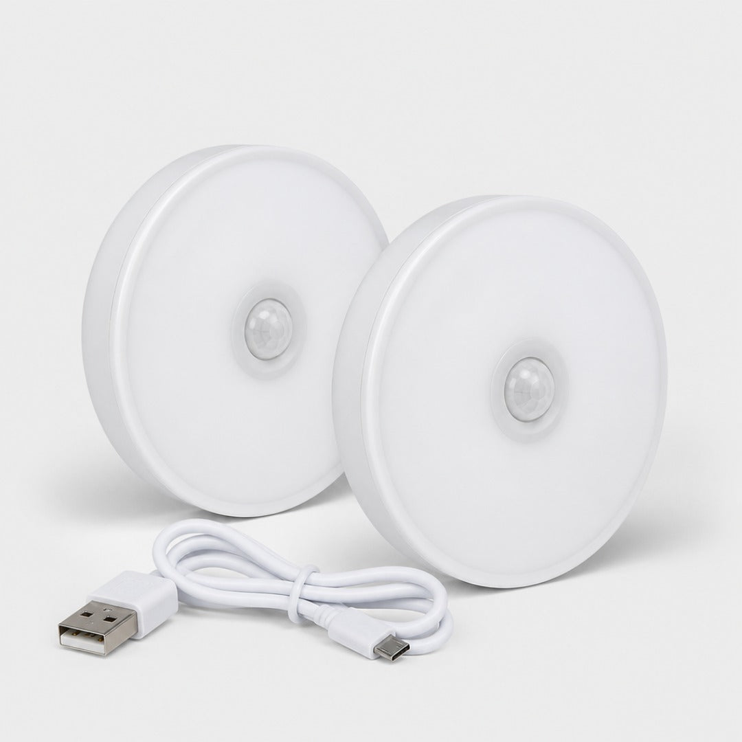 Luz LED Sensor Movimiento Pack x3