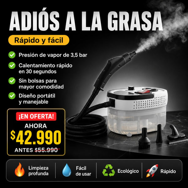 Máquina a Vapor 4 en 1 Portátil
