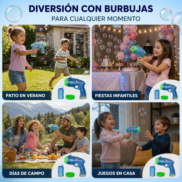 Máquina de Burbujas Multi Shot