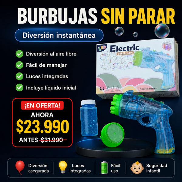 Máquina de Burbujas Multi Shot
