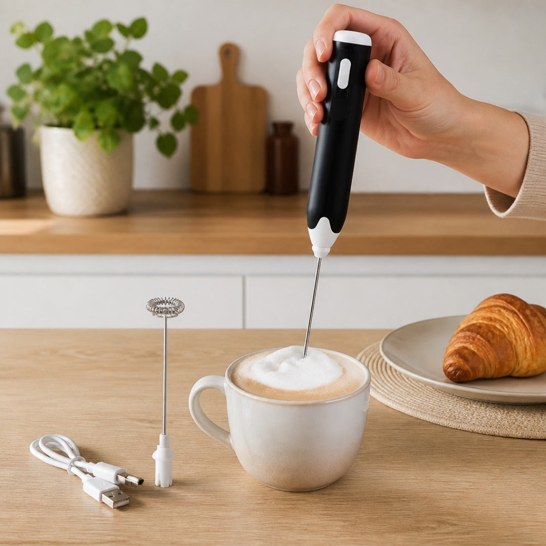 Mini Batidor USB Espumador de Café