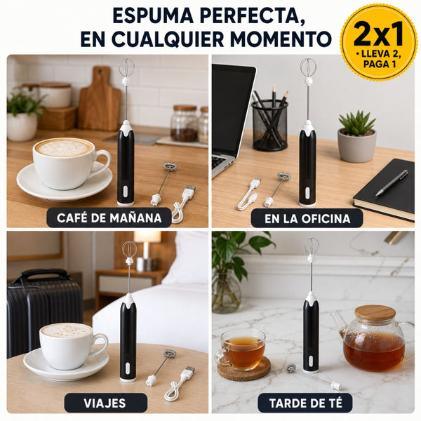Mini Batidor USB Espumador de Café