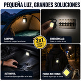 Mini Linterna Llavero Recargable Potente