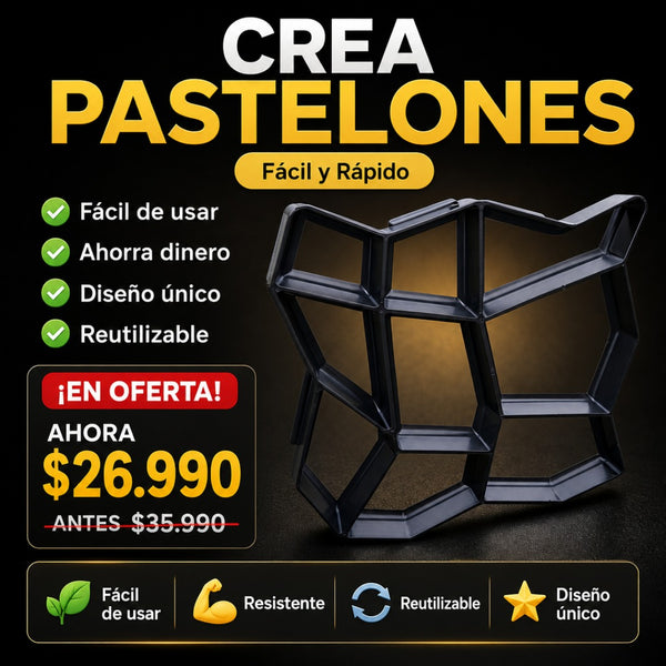 Molde para Cemento Pastelones