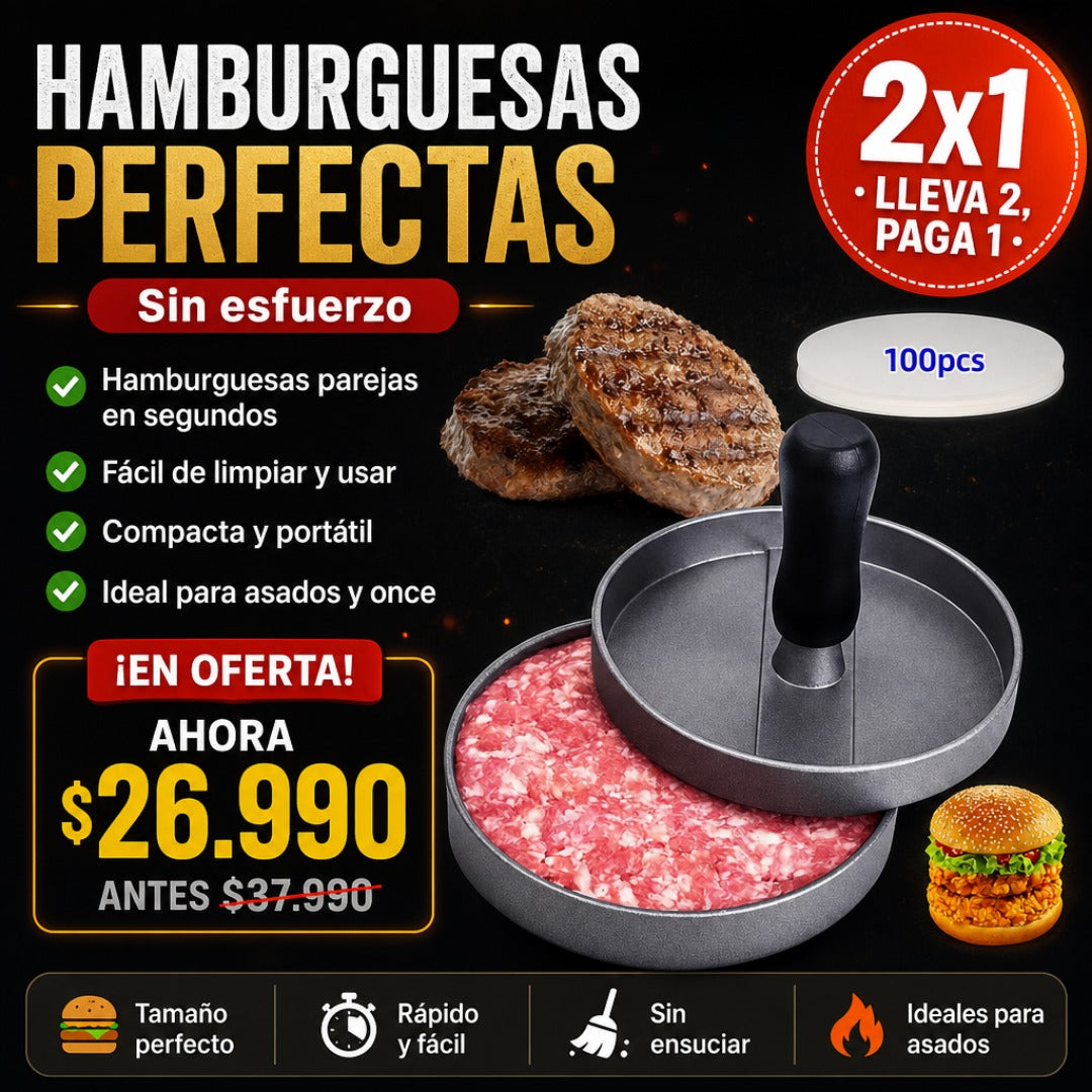 Molde Prensa para Hamburguesas