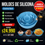 Moldes Silicona Freidora + Envío Gratis + Bandeja Antiadherente de REGALO