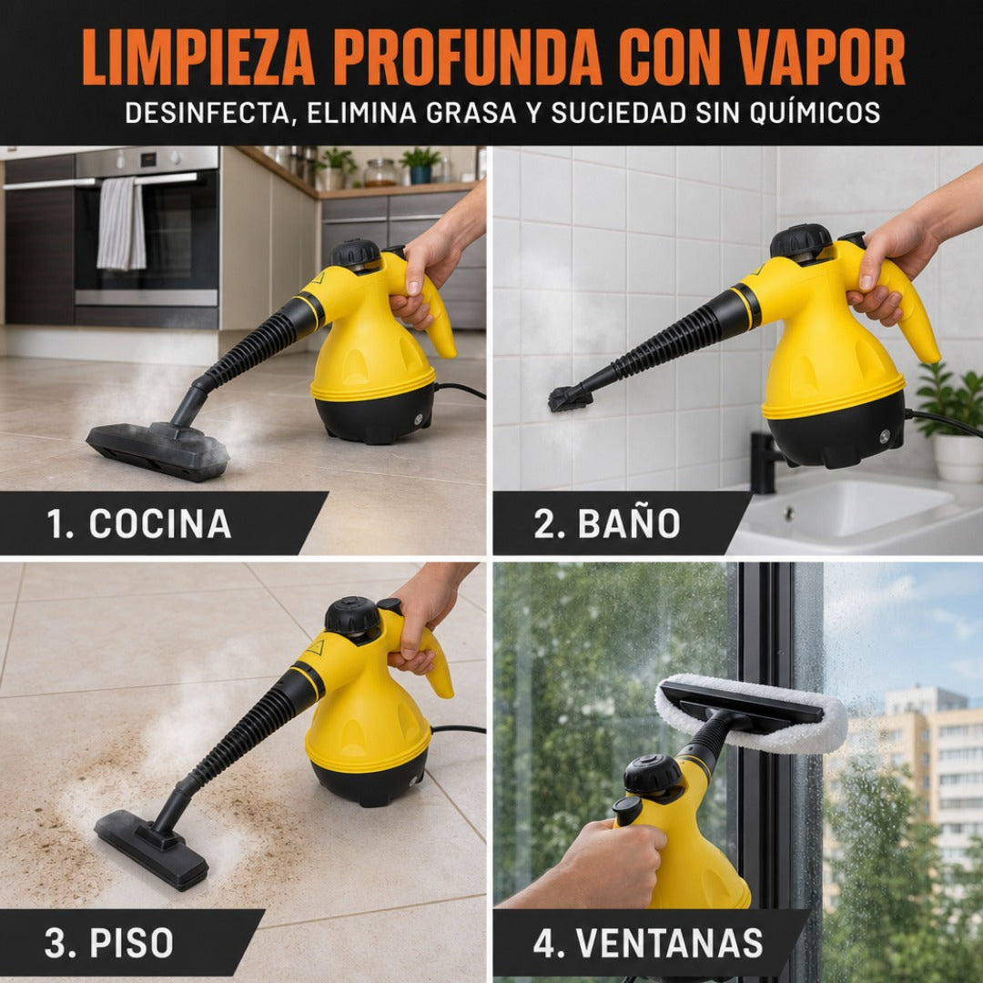 Mopa Limpiador A Vapor Amarillo