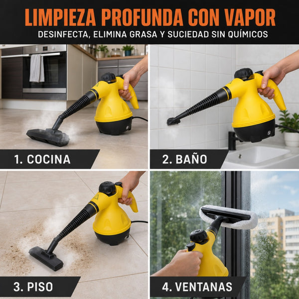 Mopa Limpiador A Vapor Amarillo