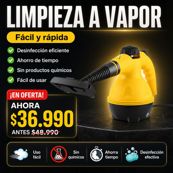 Mopa Limpiador A Vapor Amarillo