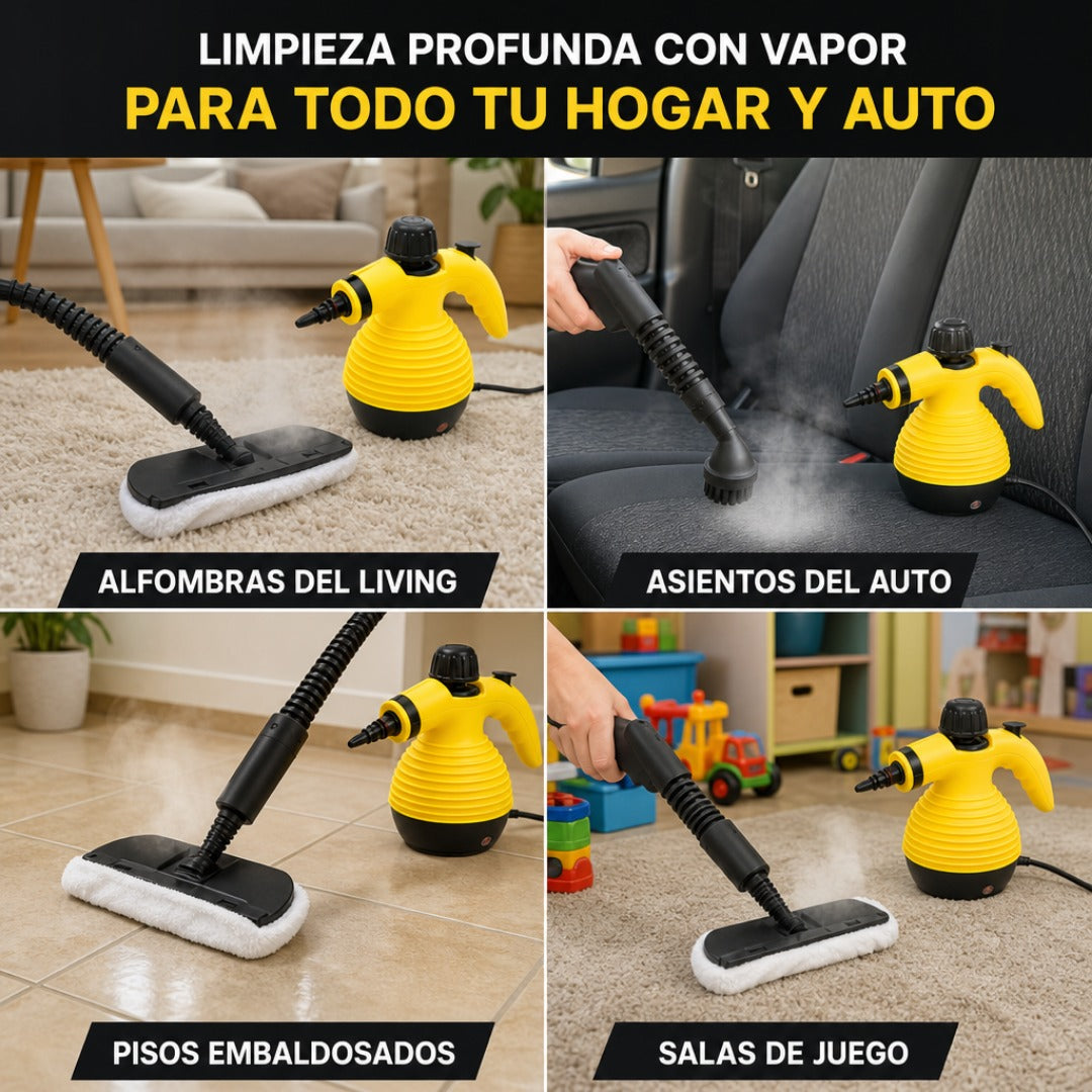 Mopa Vapor Lava Alfombras Eficiente