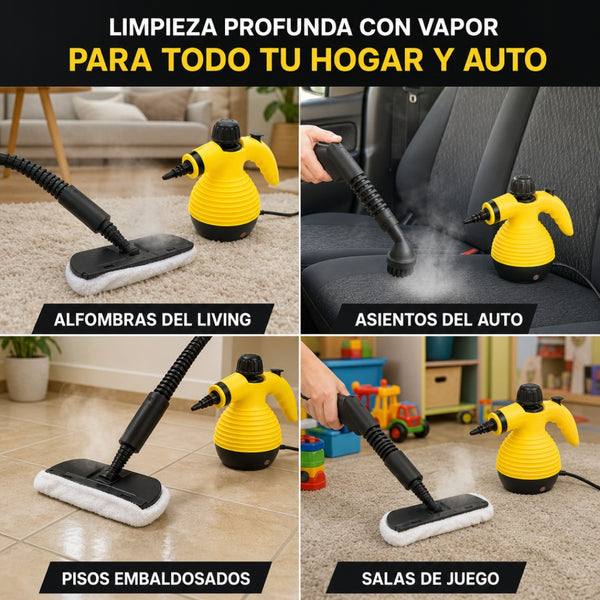 Mopa Vapor Lava Alfombras Eficiente