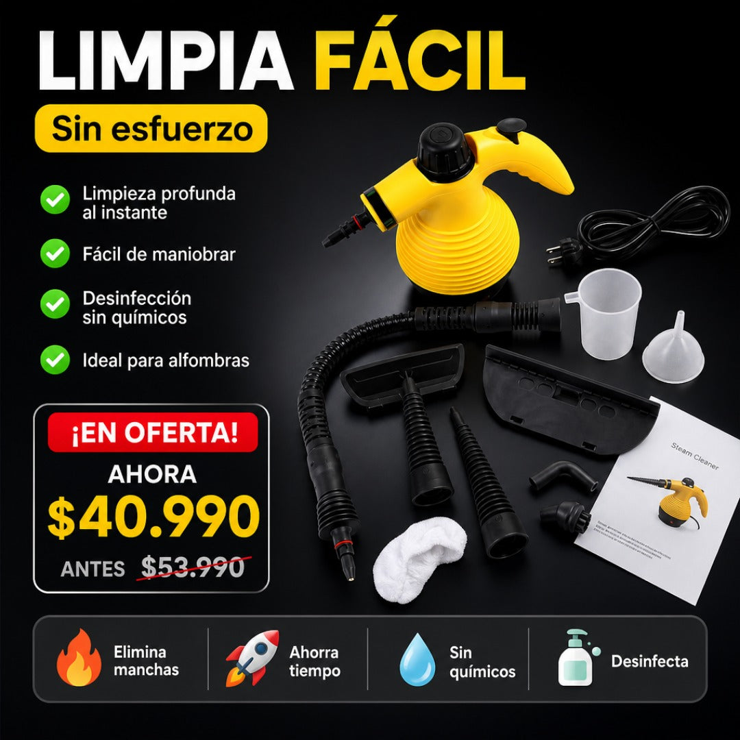 Mopa Vapor Lava Alfombras Eficiente