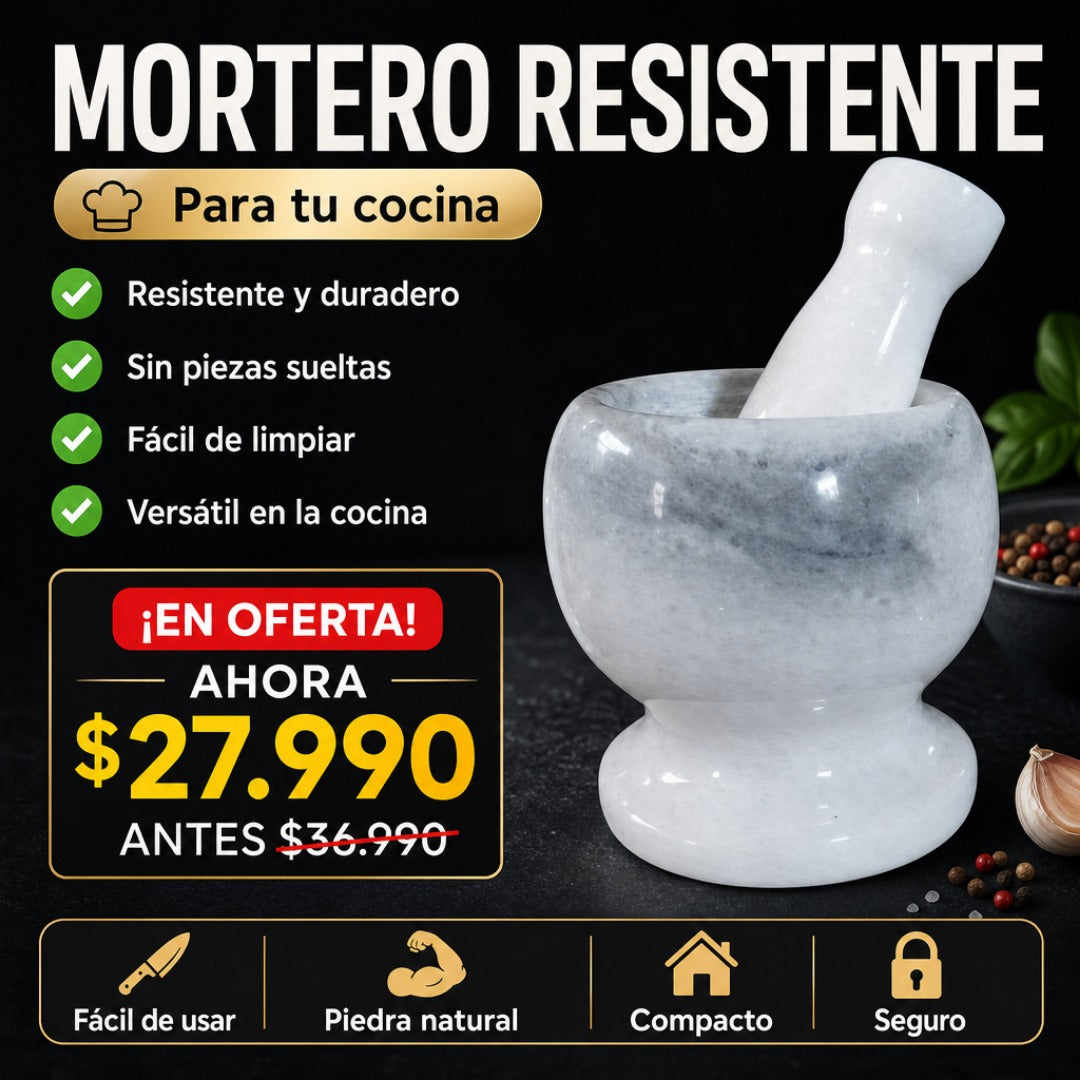 Mortero de Piedra Premium