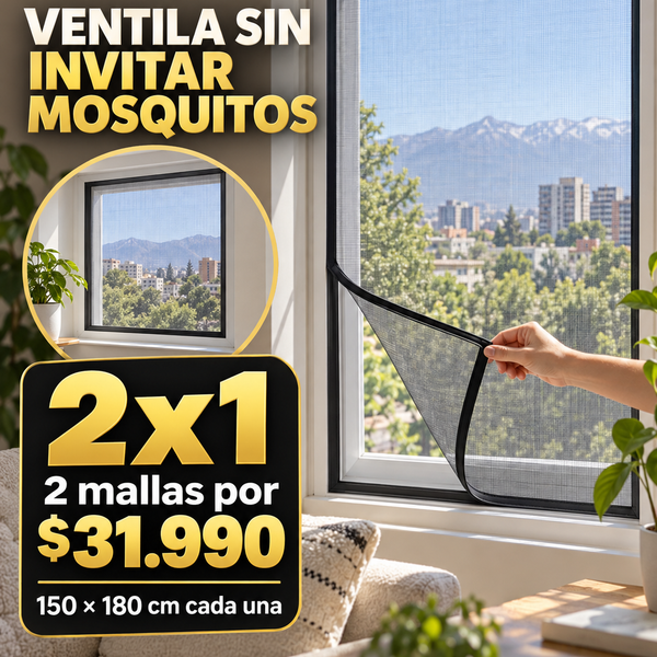 Mosquitera de Ventana 150x180 2x1 por $31.990 · Envío gratis y pago al recibir