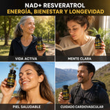 NAD + Resveratrol Americano 60 Cápsulas